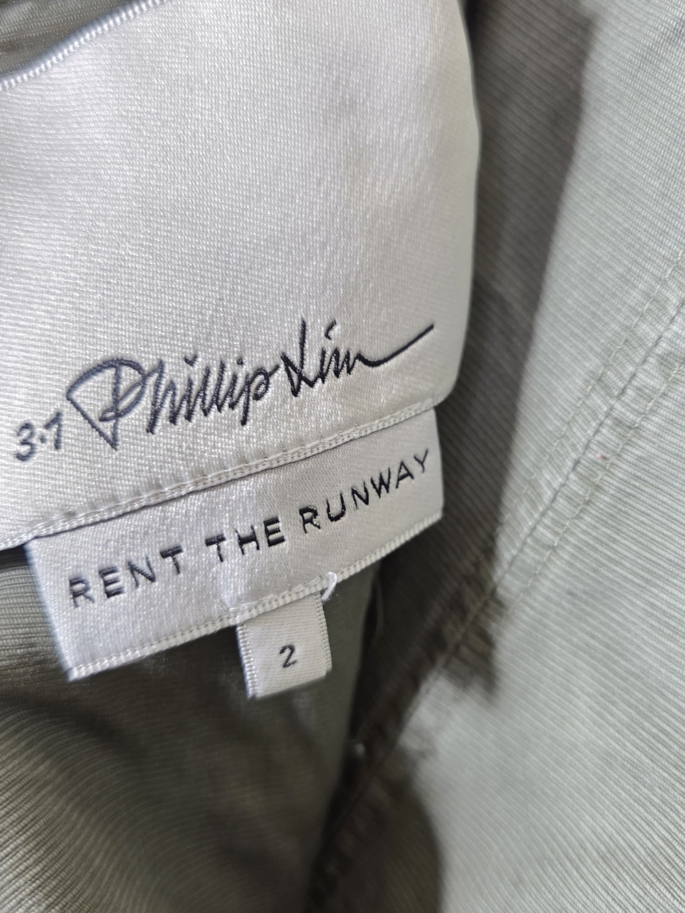 3.1 Phillip Lim Olive Green Midi Skirt - Picture 10 of 12